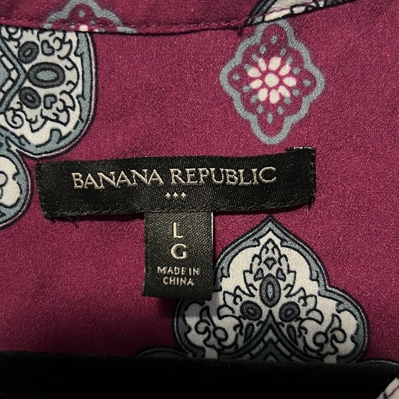 3/$20 banana  republic plum tank large - Picture 3 of 5